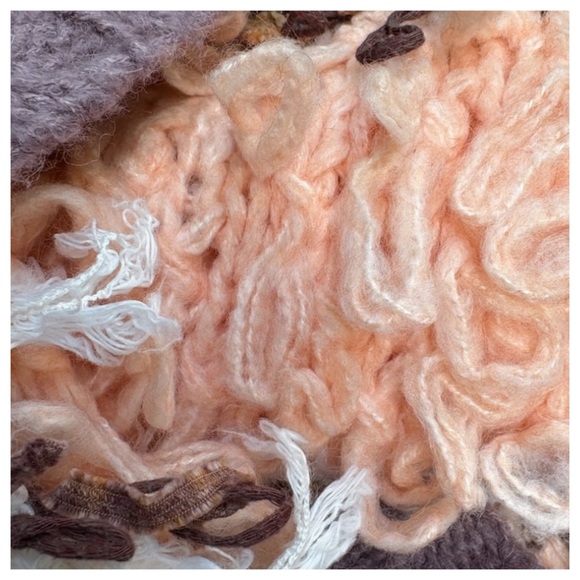 NWT Anthropologie Fringe ‘ Wild Thing’ OVERSIZED Cardigan Sweater XXS/XS - Picture 8 of 15